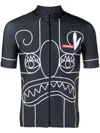 Charles Jeffrey Loverboy Grey Monster Print Cycling Vest In Grau