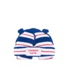 Charles Jeffrey Loverboy Pop Up-ear Striped Beanie In Blue