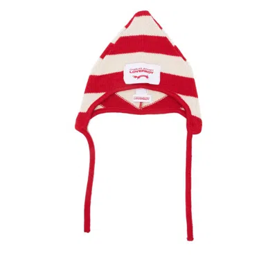 Charles Jeffrey Loverboy Spike Beanie In Red