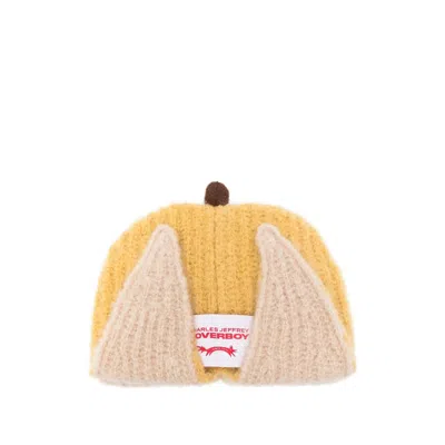 Charles Jeffrey Loverboy Chunky Banana Beanie In Yellow