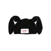 Charles Jeffrey Loverboy Black Chunky Rabbit Beanie In Black