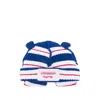 Charles Jeffrey Loverboy Pop Up-ear Striped Beanie In Blue