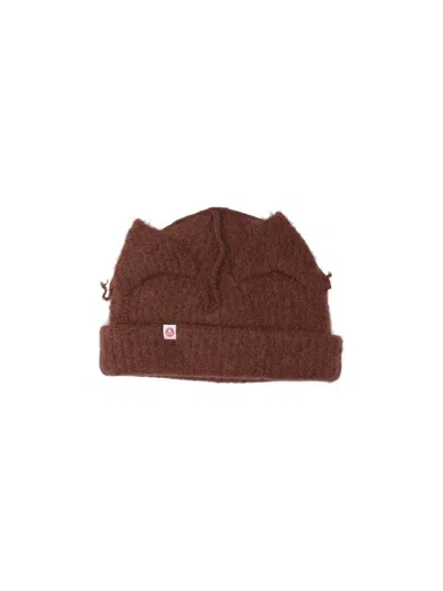 Charles Jeffrey Loverboy Logo Beanie In Brown