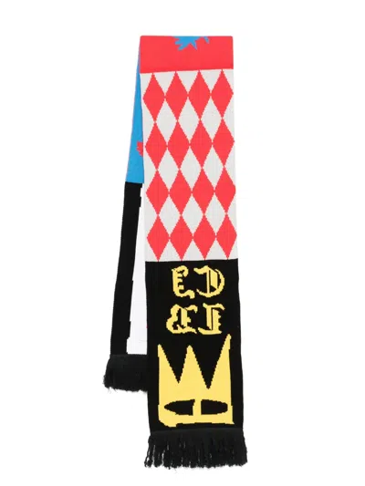 Charles Jeffrey Loverboy Heraldy Football Scarf In 黑色