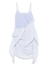 Charles Jeffrey Loverboy Hug Cotton Dress In Blue