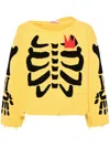 Charles Jeffrey Loverboy Graphic Slash Skeleton Sweater