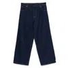 Charles Jeffrey Loverboy Knitted-patch Wide-leg Jeans In Multicolor