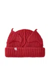 Charles Jeffrey Loverboy Knit Beanie Hat In Red