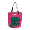 Charles Jeffrey Loverboy Knitted Shopper Bag In Purple
