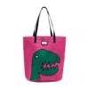 Charles Jeffrey Loverboy Knitted Shopper Bag In Pink