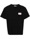 Charles Jeffrey Loverboy Label Cotton T-shirt In Black