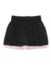 Charles Jeffrey Loverboy Layered A-line Skirt In Black
