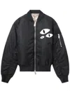 Charles Jeffrey Loverboy Logo-embroidered Bomber Jacket In Black
