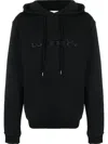Charles Jeffrey Loverboy Logo Embroidery Cotton Hoodie In Black