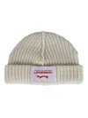 CHARLES JEFFREY LOVERBOY LOGO PATCHED KNITTED BEANIE