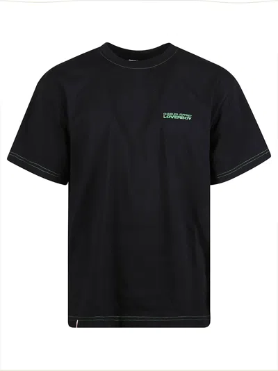 Charles Jeffrey Loverboy Logo Print T-shirt In Black