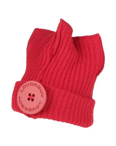 Charles Jeffrey Loverboy Man Hat Red Size Onesize Lambswool