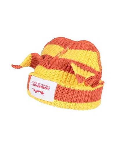 Charles Jeffrey Loverboy Man Hat Yellow Size Onesize Cotton In Multi