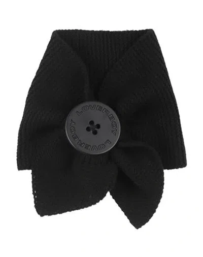 Charles Jeffrey Loverboy Man Scarf Black Size - Lambswool, Nylon