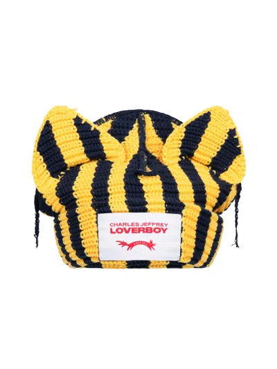 Charles Jeffrey Loverboy Men's Chunky Ears Beanie In Yellow