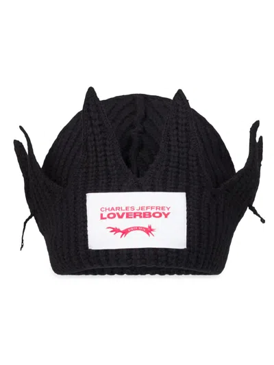 Charles Jeffrey Loverboy Men's Clash Of Clans X  Chunky Crown Beanie In Black