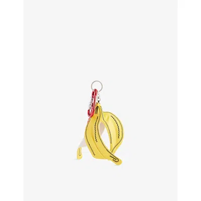 Charles Jeffrey Loverboy Mens Banana Peel Keyring Yellow