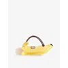 Charles Jeffrey Loverboy Womens Yellow + Ecru Banana Knitted Cotton Shoulder Bag In Yellow + Ecru