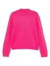 Charles Jeffrey Loverboy Merino High-neck Sweater In Pink