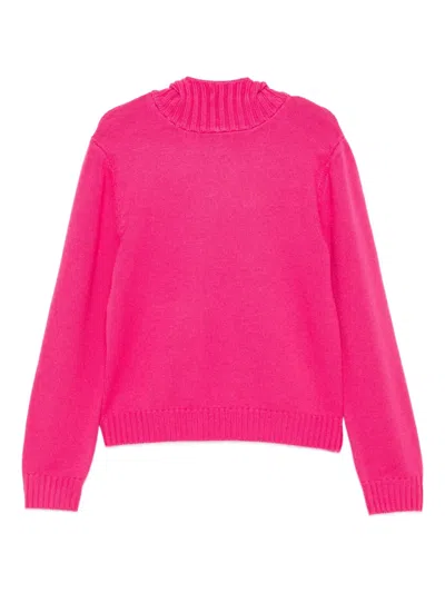 Charles Jeffrey Loverboy Merino High-neck Sweater In Pink