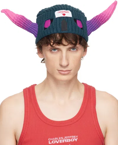 Charles Jeffrey Loverboy Navy & Pink Clash Of Clans Edition P.e.k.k.a Beanie