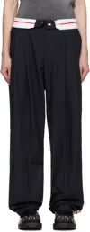 Charles Jeffrey Loverboy Navy Edinburgh Trousers In Blu