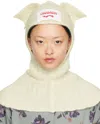 Charles Jeffrey Loverboy Chunky Ears Knit Baclava In Ecru