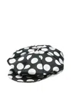 Charles Jeffrey Loverboy Patterned Baker Boy Hat In Black