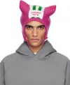 Charles Jeffrey Loverboy Pink Ears Bonnet Beanie In Pink