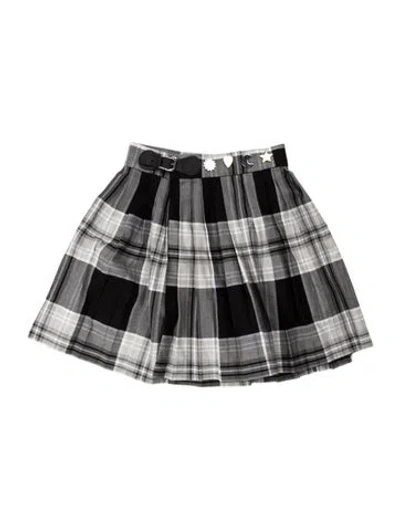 Pre-owned Charles Jeffrey Loverboy Plaid Print Mini Skirt In Multi