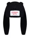 Charles Jeffrey Loverboy Floppy Rabbit Beanie In Brown