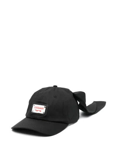 Charles Jeffrey Loverboy Rabbit-ears Cap In Black