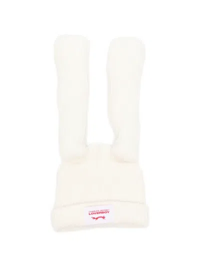 Charles Jeffrey Loverboy Rabbit-ear Beanie Hat In Red