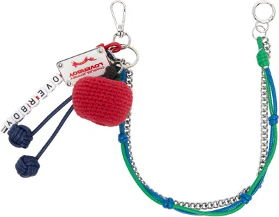 Charles Jeffrey Loverboy Red & Green Character Crochet Bag Charm