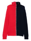 Charles Jeffrey Loverboy Roll-neck Sweater In Multi