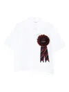 Charles Jeffrey Loverboy Hawaiian Rosette Shirt In White