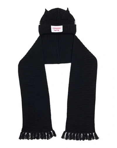 Charles Jeffrey Loverboy Scarf Black Size - Lambswool, Nylon