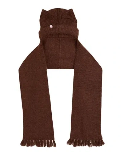 Charles Jeffrey Loverboy Scarf Brown Size - Alpaca Wool, Viscose, Polyester, Polyamide, Elastane