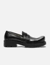 Charles Jeffrey Loverboy Sheathed Moggies Sculpted-toe Loafers In Black