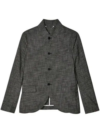 Charles Jeffrey Loverboy Single-breasted Tweed Blazer In Grey