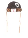 Charles Jeffrey Loverboy Skull-applique Beanie In Gray