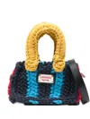 Charles Jeffrey Loverboy Small Cotton Tote Bag In Blue