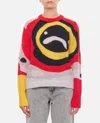 Charles Jeffrey Loverboy Abstract-print Crew-neck Sweater In Multicolour