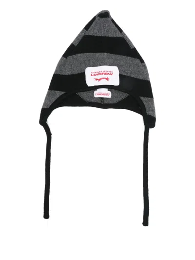 Charles Jeffrey Loverboy Spike Bonnet Hat In Black