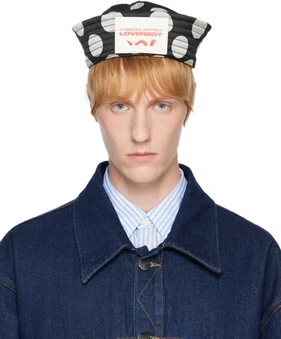 Charles Jeffrey Loverboy Ssense Exclusive Black & White Sailor Hat